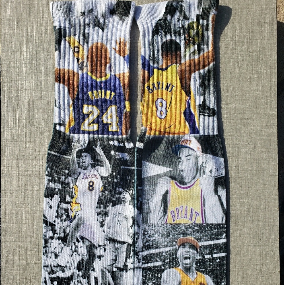 Custom KOBE Moments Sock USA